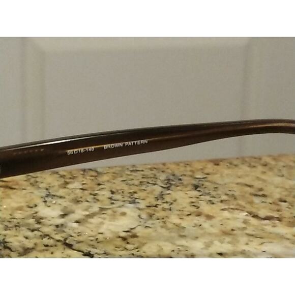 RICHARD TAYLOR Brown Pattern Tortoise 56-18-140 RT116 Eyeglasses Frames Only - Picture 5 of 9